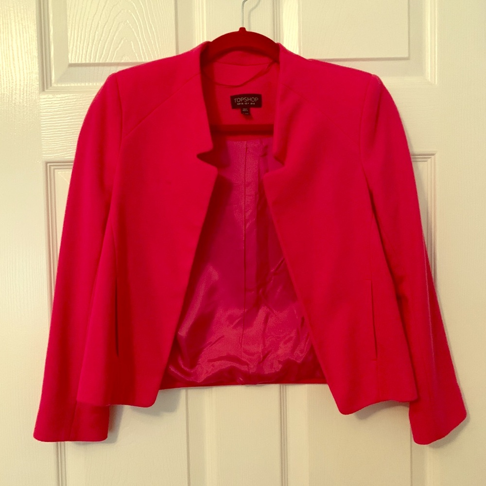 TopShop pink blazer